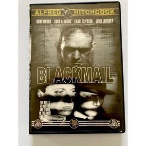 Blackmail (DVD, 1929) Alfred Hitchcock- The Rules Of Justice Are Tested